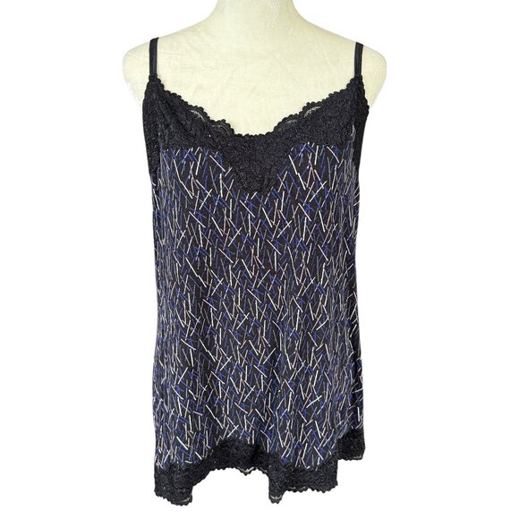 Lane Bryant Tops - Lane Bryant The Lace Cami black and multicolored adjustable straps size 14/16